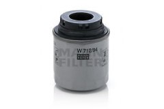 Фильтр масляный W712 для VW JETTA IV (162, 163) 1.6 2013-, код двигателя CFNB, V см3 1598, кВт 63, л.с. 86, бензин, MANN-FILTER W71294