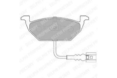 Колодки передние SKODA FABIA I-II, OCTAVIA (1Z), GOLF IV-VI, JETTA III LP1514 для VW JETTA III (1K2) 1.9 TDI 2005-2010, код двигателя BKC,BLS,BXE, V см3 1896, кВт 77, л.с. 105, Дизель, Delphi LP1514